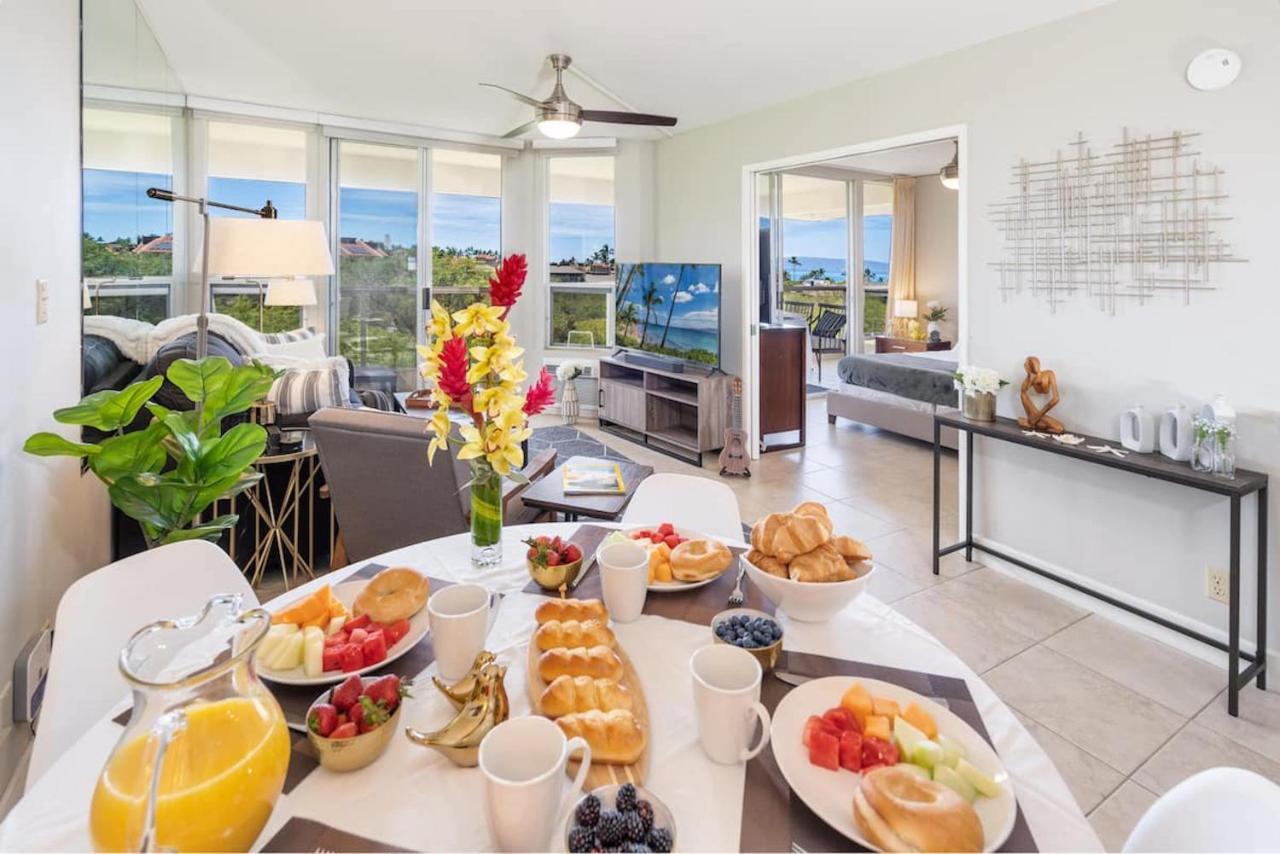 Penthouse 1 Bd King Suite With Ocean Views! Wailea  Eksteriør bilde